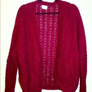 PacSun Red Cardigan